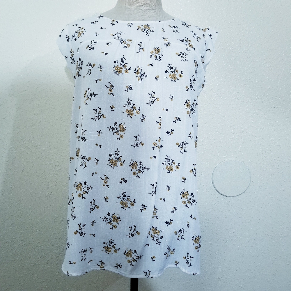Floral print top
